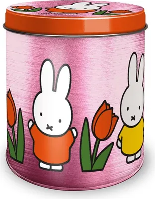 Zdjęcie produktu dla Pudełko do przechowywania Miffy Tulipany różowe 10 x 11,5 cm