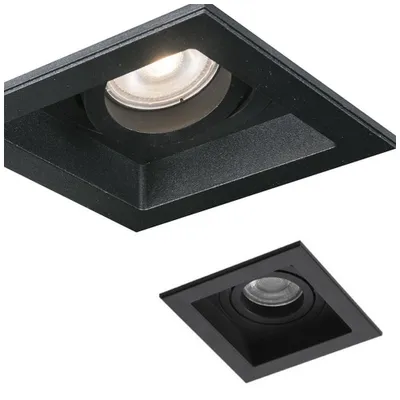 Produktbild von Azzardo AZ3314 Technoline JOE TUBE SCHWARZE Außendeckenleuchte 1xGU10 35W IP54 schwarz