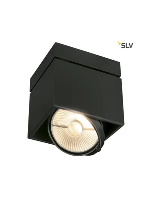 Produktbild von SLV 117100 KARDAMOD SURFACE SQUARE ES111 SINGLE Deckenleuchte eckig schwarz GU10 max. 75W