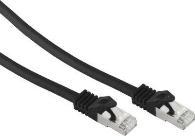 Produktbild von RJ45 Patchkabel m. CAT 7 Rohkabel  PIMF schwarz 2m