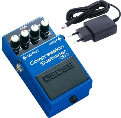 Produktbild von Boss CS3 Compression Sustainer Pedal mit Netzteil