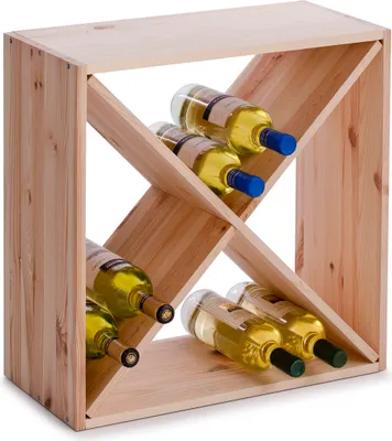 Immagine prodotto di Portabottiglie in legno, 24 bottiglie, ZELLER