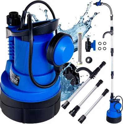 Obrázek produktu pro GEKO Ponorné plastové čerpadlo do sudu, 400 W, s plovákem - G81464