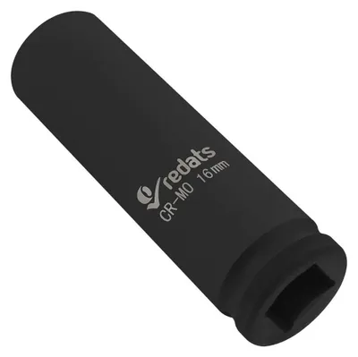 Immagine prodotto di Chiave a bussola lunga ad impatto-a percussione 16 mm con attacco da 1/2" pollici, Cr-mo, lunghezza 78 mm