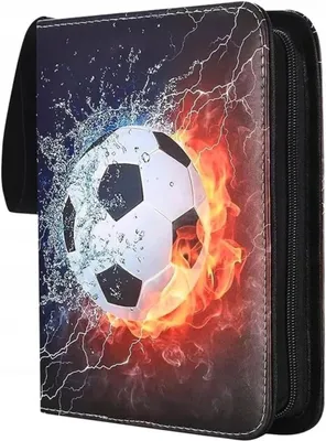 Produktbild von A collector’s card album with a football theme.