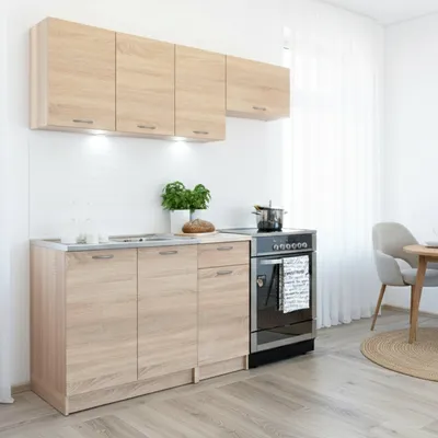 Immagine prodotto di Sora - Cucina, Marrone Rovere, Modulabile, Elettrodomestici non inclusi