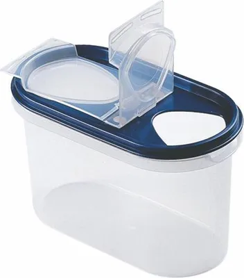 Obrázek produktu pro Dóza Na Suché Potraviny S Víkem 1L, Plast