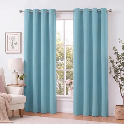 Produktbild von Ösenvorhang 300x245cm #9009 himmelblau