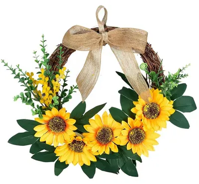 Immagine prodotto di Omgoods -  di fiori artificiali a forma di girasoli, ideale per decorazioni e festività