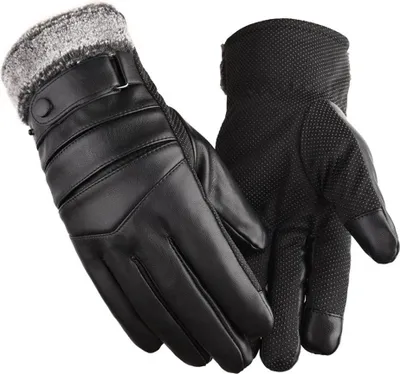 Produktbild von Winterliche Autofahrerhandschuhe aus Lammleder für Damen und Herren mit Touchscreen-Funktion