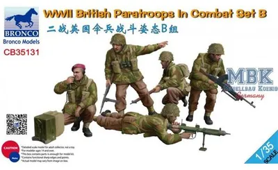 Produktbild von BRONCO CB35131 WW2 British Paratroops in Combat - Set B