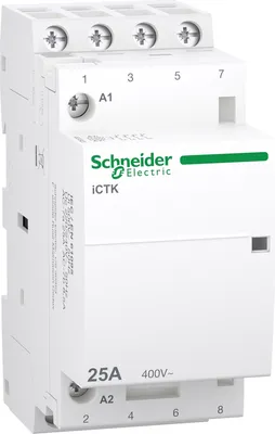 Produktbild von Acti9 50-25-40-230 modulares Schütz 25A 4NO 50HZ 230V AC