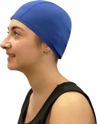 Imagen del producto de Gorro de natación Softee, poliéster, color azul, para adultos
