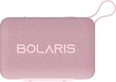 Image de Bolaris, Haut-parleur Bluetooth sans fil 5.3 modèle Milano IPX5 5W Ultraportable, Rose