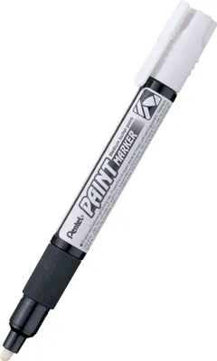 Produktbild von Pentel Ölmarker MMP20W Rund Weiß