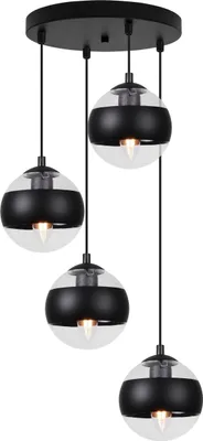 Produktbild von Moderne Deckenlampe mit Kugeln – Elegante Hängelampe Kronleuchter Plafon für Küche, Wohnzimmer und Schlafzimmer