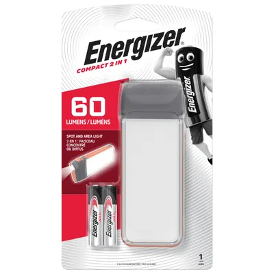 Image de Lampe de poche de camping Energizer Fusion Compact 2-en-1 60lm 2AAA