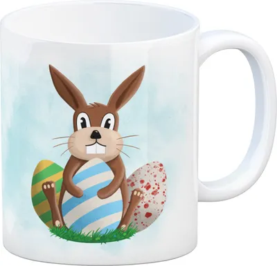 Produktbild von Osterhase und Ostereier Kaffeebecher