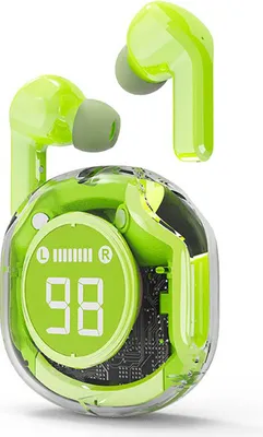 Produktbild von Gembird Transparent TWS In-Ear Kopfhörer in Grün, kabellos