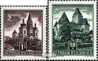 Produktbild von Briefmarken Österreich 1957 Mi 1037-1038 (kompl.Ausg.) postfrisch Freimarken