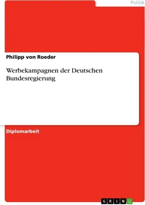 Produktbild von Werbekampagnen der Deutschen Bundesregierung
