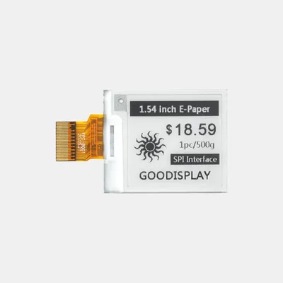 Produktbild von GoodDisplay 1,54-Zoll E-Ink Touchscreen für schnelle Aktualisierung 200 x 200 GDEY0154D67-T03