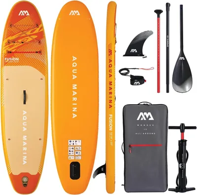Produktbild von Aqua Marina Fusion 2026 SUP Board 330cm Allround Set Anfänger 150kg inkl Zubehör