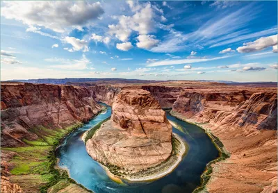 Produktbild von Wallario Fototapete Vliestapete, seidenmatte Oberfläche, einfache Verarbeitung, Größe 200 x 140 cm, Motiv Grand Canyon