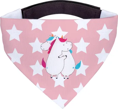 Produktbild von Mr. & Mrs. Panda Hundehalstuch Einhörner Umarmen - Rot Pastell - Geschenk, Unicorn, Halstuch Hund, Familie, Einhorn, Hunde-Halstuch, Schwester, Für Hunde, Tuch, Liebe