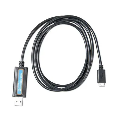 Produktbild von Victron Energy ASS030530010, Mikro-USB, USB 2.0, Schwarz, CE