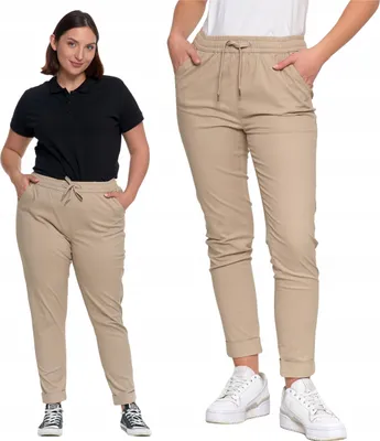 Produktbild von Stylische Damenhose Jogginghose mit hoher Taille Baumwolle MORAJ L