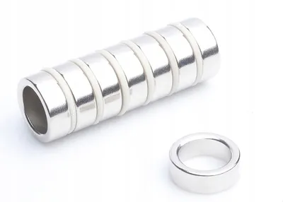 Produktbild von Neodym-Ringmagnet MP 14,5 x 10,5 x 5 N38, 10er-Set