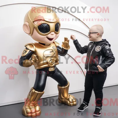 Zdjęcie produktu dla Złota REDBROKOLY Wróżka Zębowa maskotdraktfigur jest dostępna dla motocyklistów i inteligentnych blokerów
