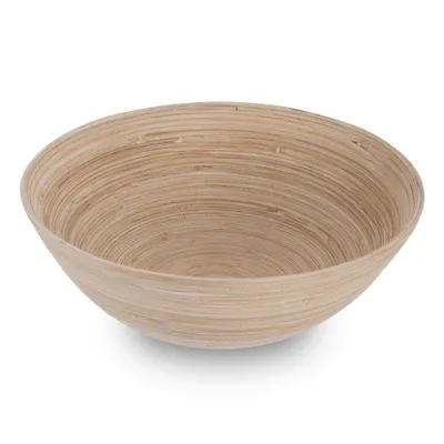 Produktbild von ORION Bambusschale Schüssel aus BAMBUSHOLZ für Obst Gemüse 25 cm
