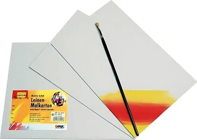 Produktbild von KREUL 602430, Lackierung, Leinwandpaneel, Weiß, Baumwolle, 240 mm, 300 mm