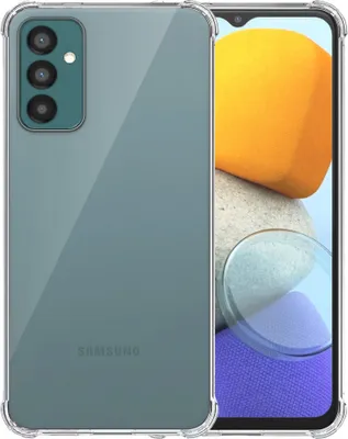 Image de Smartphonica étui de téléphone adapté à Samsung
  Galaxy M23 Transparent Shockproof - Coque arrière TPU SIlicone Shockproof
  Etui avec Bumper Transparent