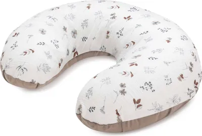 Produktbild von Simply Nature Musselin & Latte Velvet Stillkissen mit abnehmbarem Bezug