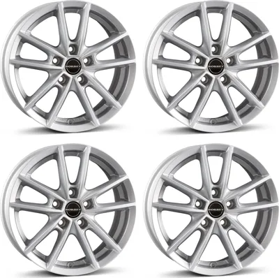 Produktbild von 4 Borbet Felgen W 6.0x15 ET43 5x112 SIL für Audi A3 5x112 SIL für Audi A3 Aluräder