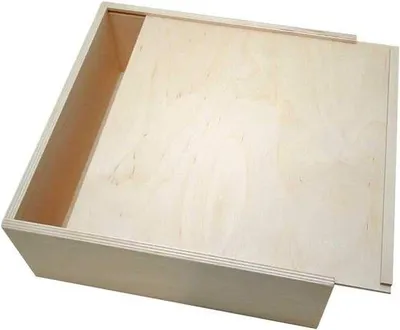Obrázok produktu pre Drevená zásuvka, 240 x 240 x 90 mm, brezový multiplex, úložná krabica