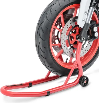 Produktbild von - Motorrad Montageständer für Rot Motorradheber Vorne Vorderrad Fork