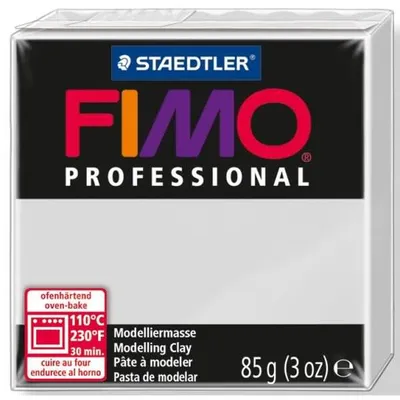Produktbild von Staedtler FIMO 8004080, Knetmasse, Grau, 1 Stück(e), 1 Farben, 110 °C, 30 min