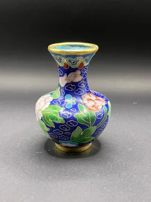 Zdjęcie produktu dla Wazon cloisonné, ręcznie wykonany, dekoracyjny