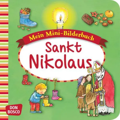 Obrázek produktu pro Sankt Nikolaus. Mini-Bilderbuch.: Mein Mini-Bilderbuch zur Glaubenswelt.