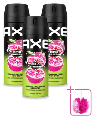 Produktbild von 3 x Axe Deodorant Spray Epic Fresh 150 ml - Sparpackung - 3 Stücke