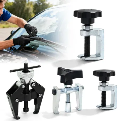 Produktbild von Ruitenwisserarmtrekker Set, 4-teilig, verstellbar, für Autoreparatur