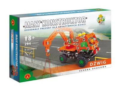 Zdjęcie produktu dla Mały konstruktor. Służba drogowa, dźwig