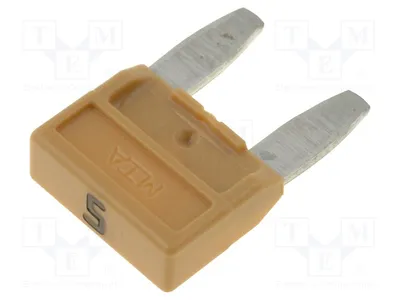 Obrázek produktu pro 10x Pojistka: MINIVAL, MINIVAL 5A, mini automobilová pojistka, 32V, 11,9mm, 5A, pro automobily