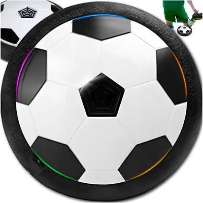 Produktbild von Hoverball LED Air Soccer Ball XXL, Schwebender Fußball mit Lichteffekten, Indoor Air Hockey Ball für Kinder und Familie