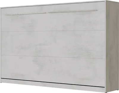 Produktbild von SMARTBett Schrankbett Standard  Beton 120 Horizontal