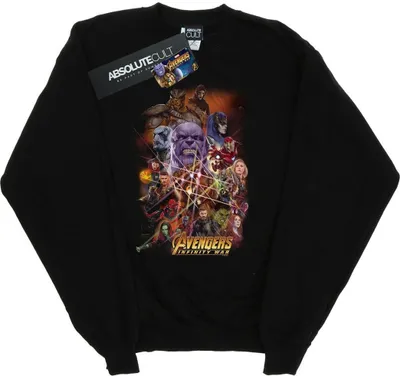 Produktbild von Marvel - "Avengers Infinity War" Sweatshirt für Herren BI10146 (S) (Schwarz)